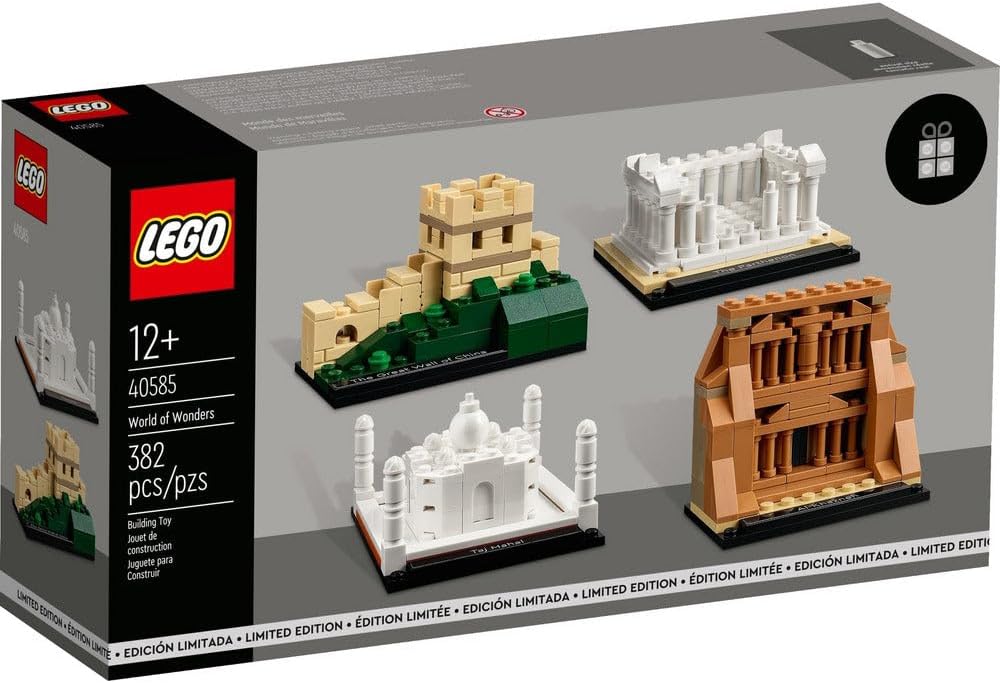 Lego 40585 – World of Wonders Architektur Set | Kreatives Bauprojekt mit ikonischen Weltwundern | Ideal für Sammler und Lego-Fans