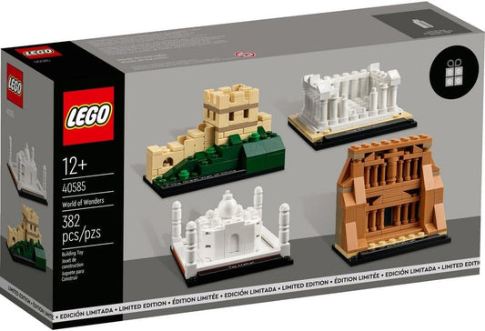 Lego 40585 – World of Wonders Architektur Set | Kreatives Bauprojekt mit ikonischen Weltwundern | Ideal für Sammler und Lego-Fans
