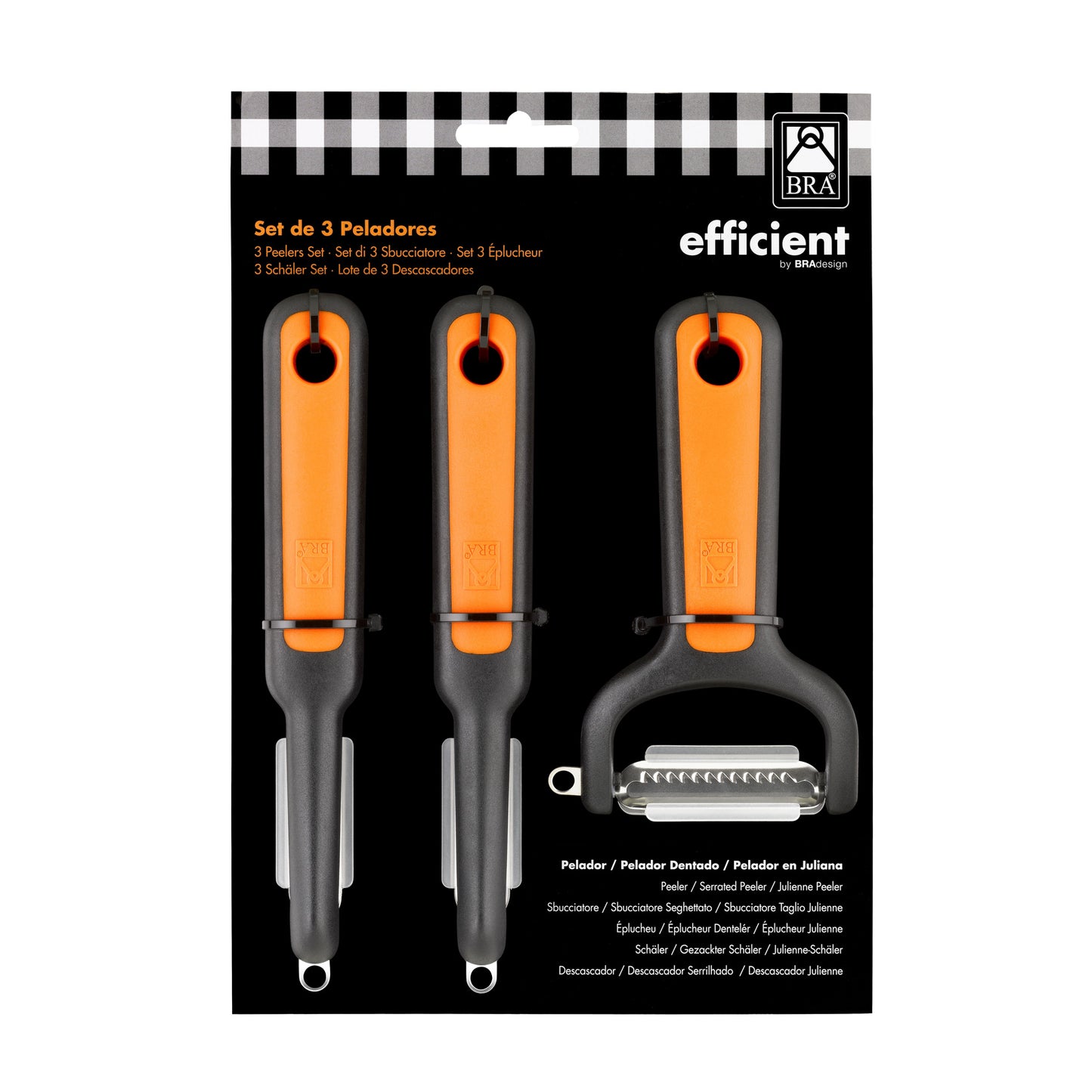 BRA Efficient | Set mit 3 Schälern