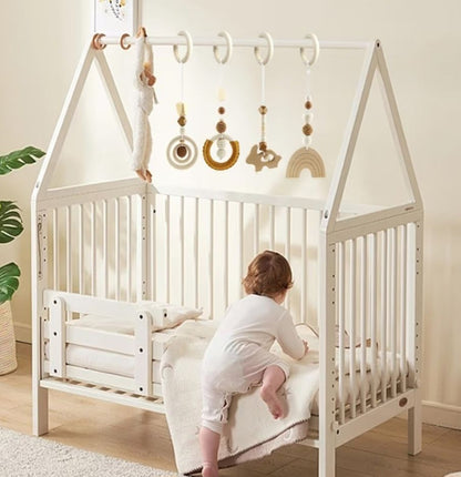 Blomise Spielbogen Babybett Holz