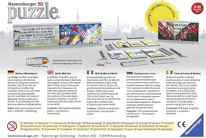 Ravensburger – Berliner Mauerkunst No. 2 (3D Puzzle)