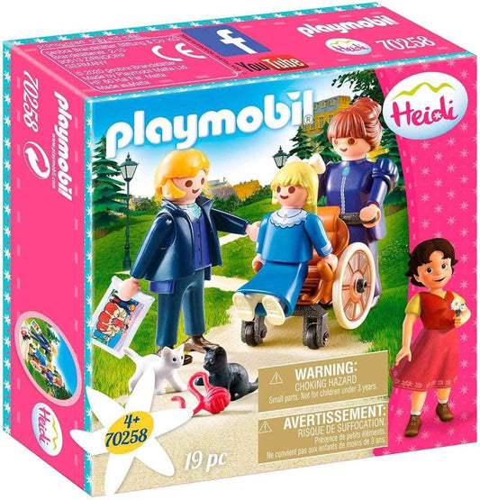PLAYMOBIL 70258 Heidi Clara mit Vater und Fräulein Rottenmeier