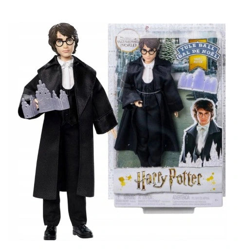 Mattel Harry Potter GFG13 - Weihnachtsball-Puppe, ca. 27cm groß, mit Einladung zum Weihnachtsball und Festumhang, tolles Spielzeug Geschenk für Kinder ab 6 Jahren