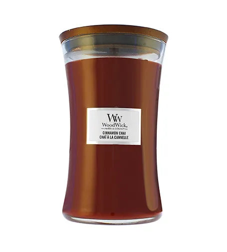 WoodWick - Kerze Sanduhr Media - Cinnamon Chai