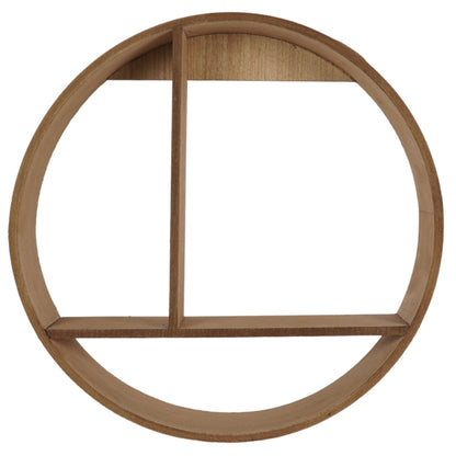 Home Accents Wandregal 37 cm Dunkelbraun oder Hellbraun