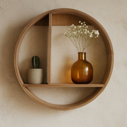 Home Accents Wandregal 37 cm Dunkelbraun oder Hellbraun