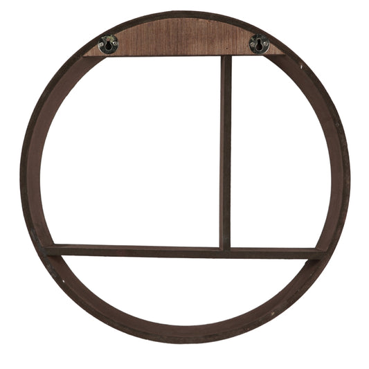 Home Accents Wandregal 37 cm Dunkelbraun oder Hellbraun