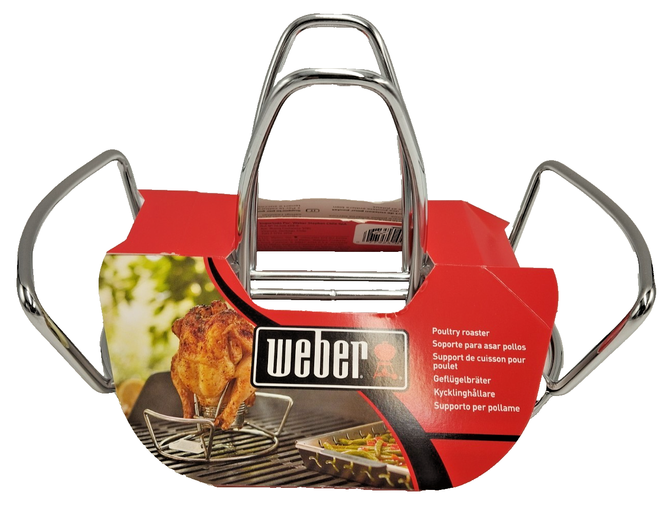 Weber 6482 Poultry Roaster (Geflügelhalter) – 6er Set